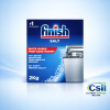 Finish Dishwasher Salt 2kg Bag Water Softener for Hard Water Protection