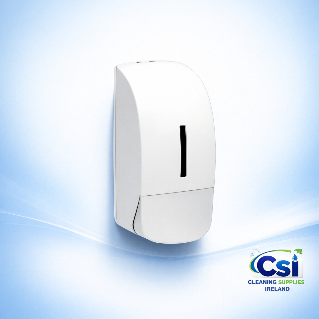 Professional White Foam Soap Cartridge Dispenser Wall Mounted for Commercial Use