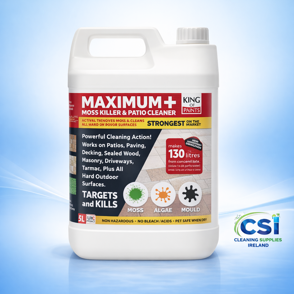 Go Moss Remover 5L concentrate for concrete and tarmac driveways