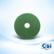 Green Floor Scrubbing Pads 15 Inch - Deep Clean (Box of 5)