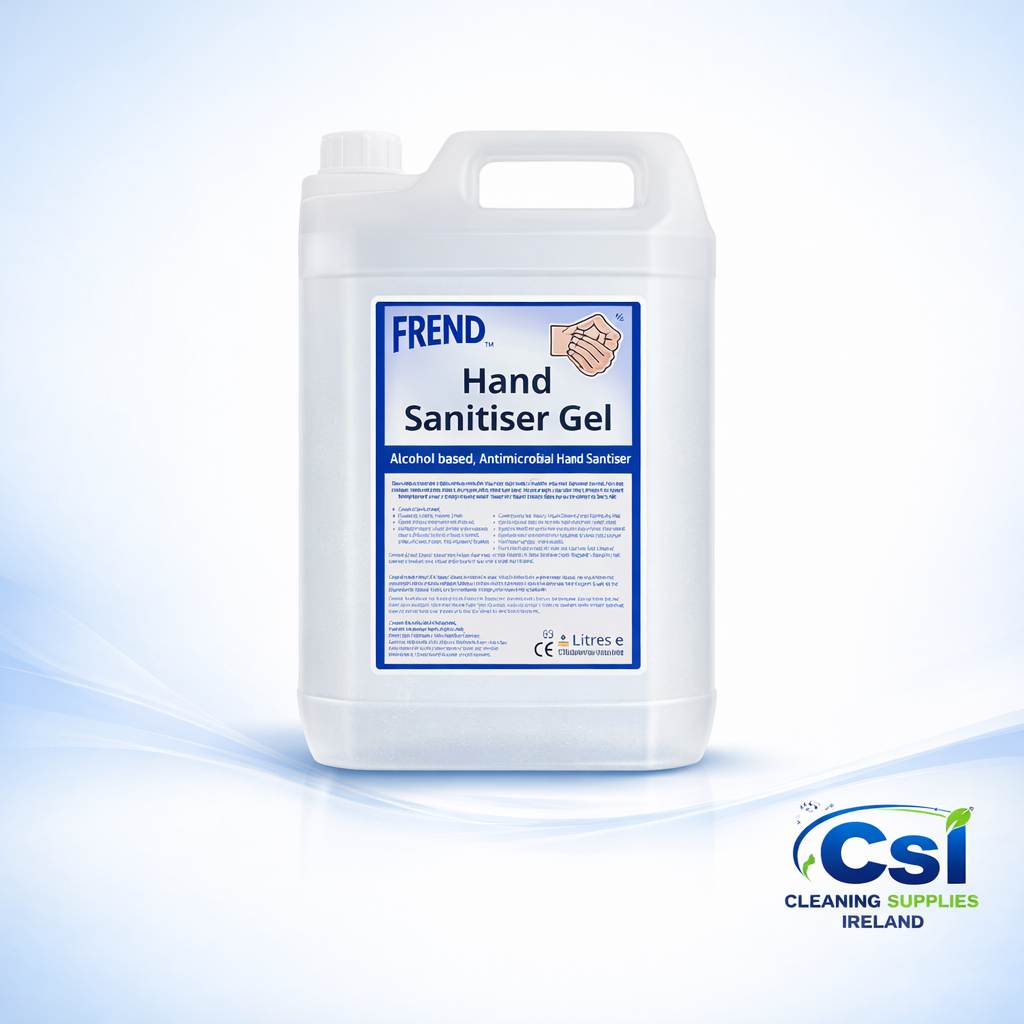 5 Litre Hand Sanitiser Gel 70 Percent IPA Alcohol Bulk Refill Made in Ireland PCS 98808