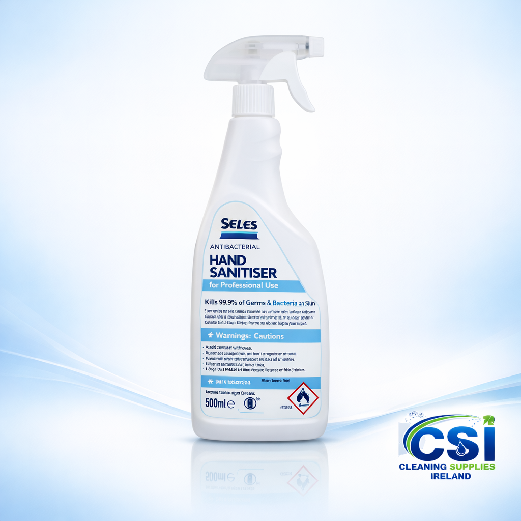 Handi San 2 pack of alcohol hand and surface sanitiser spray bottles 475ml