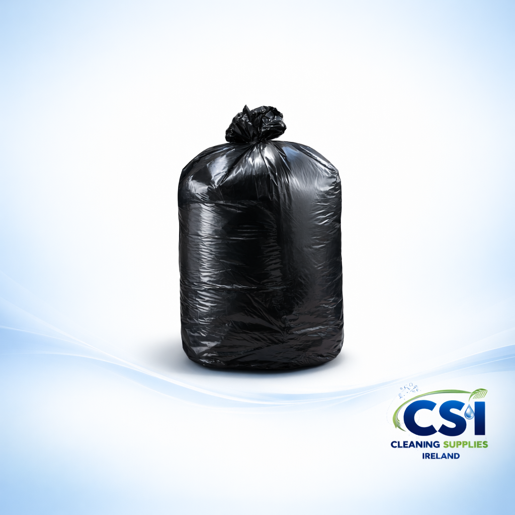 Heavy Duty Black Compactor Sack Bags 38 x 40 Inch - Case of 100