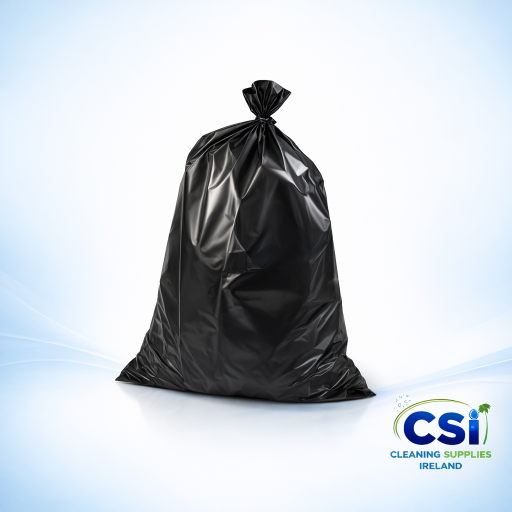 Heavy Duty Black Refuse Bags 160L 26x44 Inch Case of 200 for Industrial Waste
