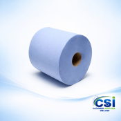 Heavy Duty Blue Centrefeed Rolls 150m 6 Pack