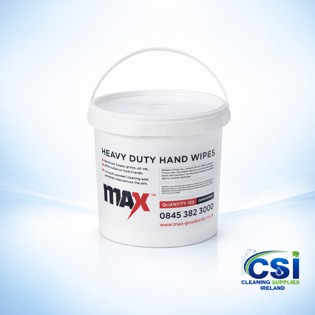 Heavy Duty Handy Wipes No Water Hand Cleaner for Mechanics and Drivers 100 Pack Tub