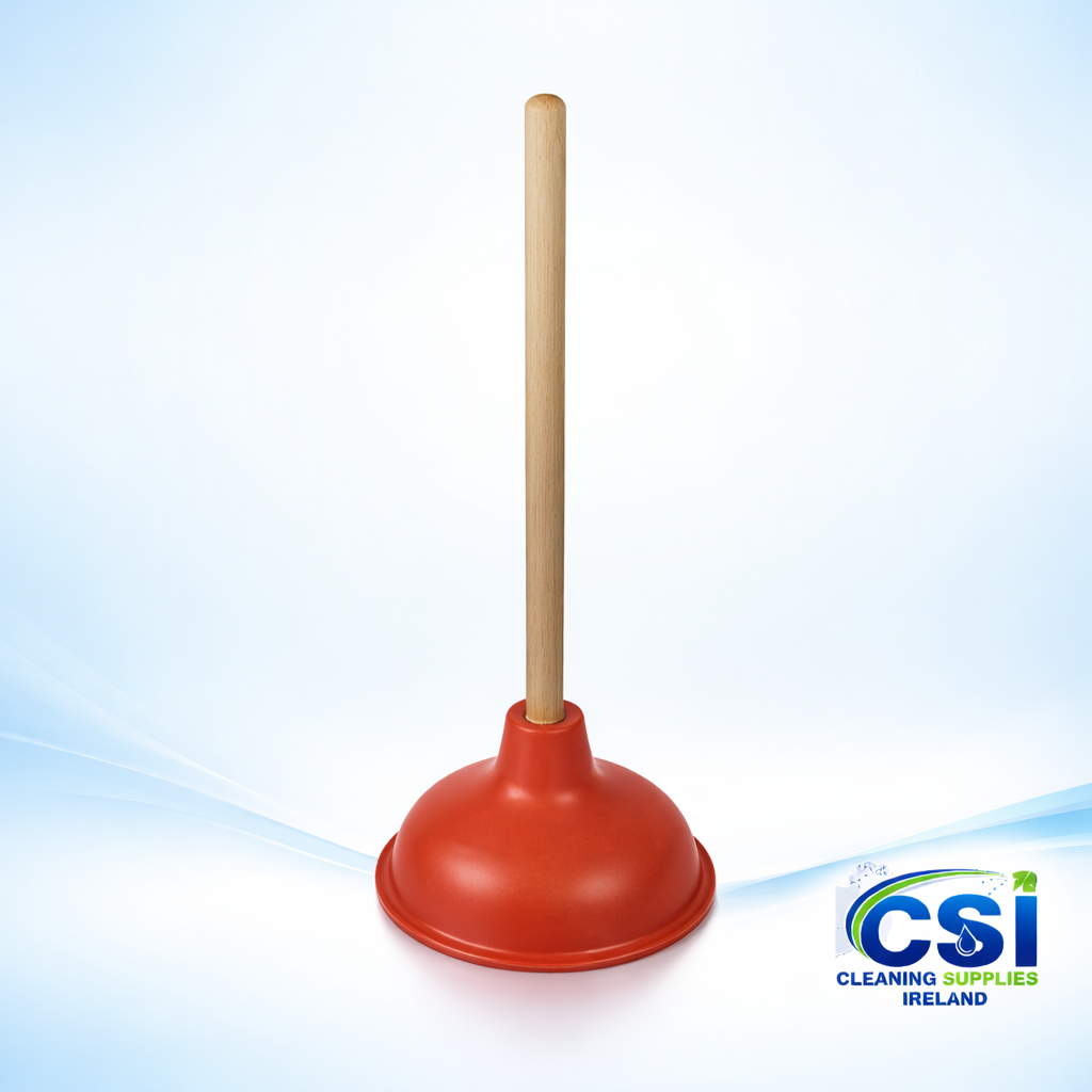 Large Heavy-Duty Rubber Sink Plunger for Professional Drain Unblocking