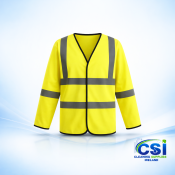 Hi Viz Safety Vest EN471 Class 2 Reflective Workwear for Construction and Logistics Ireland