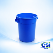 Huskee Round Waste Bin 75 Litre – Heavy Duty (Bin Only)