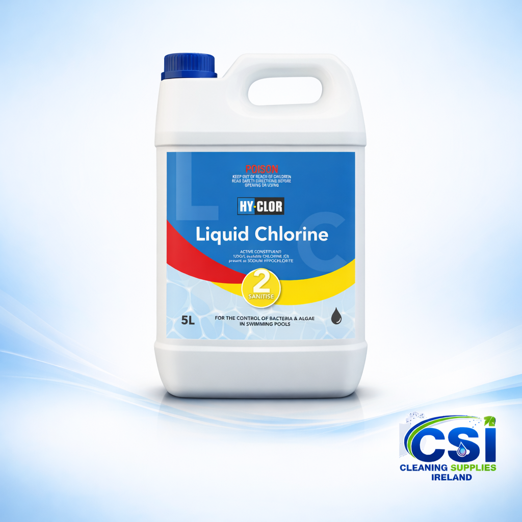 Hy - Clor Liquid Bleach - 5L Industrial Strength