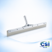 Galvanised steel frame floor squeegee with foam rubber blade for industrial use