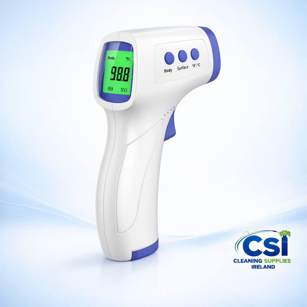 Non-Contact Infrared Forehead Thermometer Digital Scan Gun with Fever Alarm and LCD Display Ireland