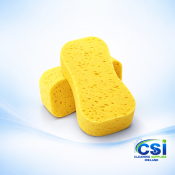 Heavy Duty Car Sponge - Jumbo Yellow (Non-Abrasive)