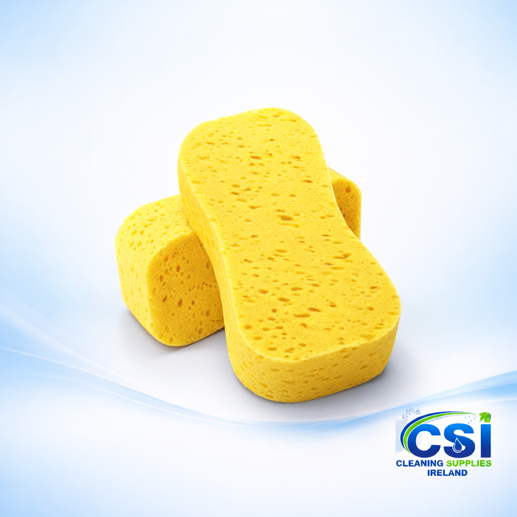 Heavy Duty Car Sponge - Jumbo Yellow (Non-Abrasive)
