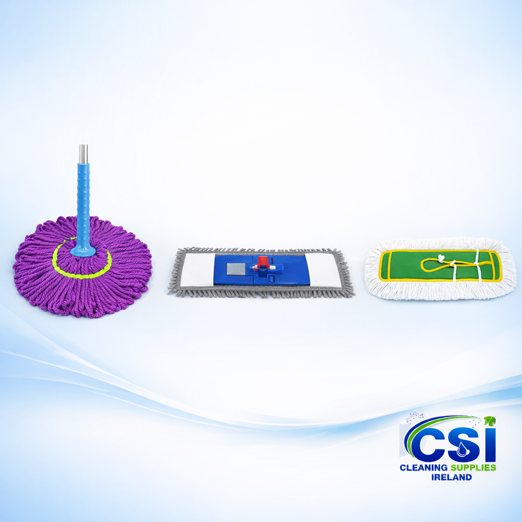 King Speedy Flat Mop Bucket and Wringer 20L Blue