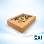 Kraft Catering Platter Boxes & Tray Inserts - Standard & Large