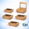 Kraft Salad Boxes Wholesale Ireland with Window