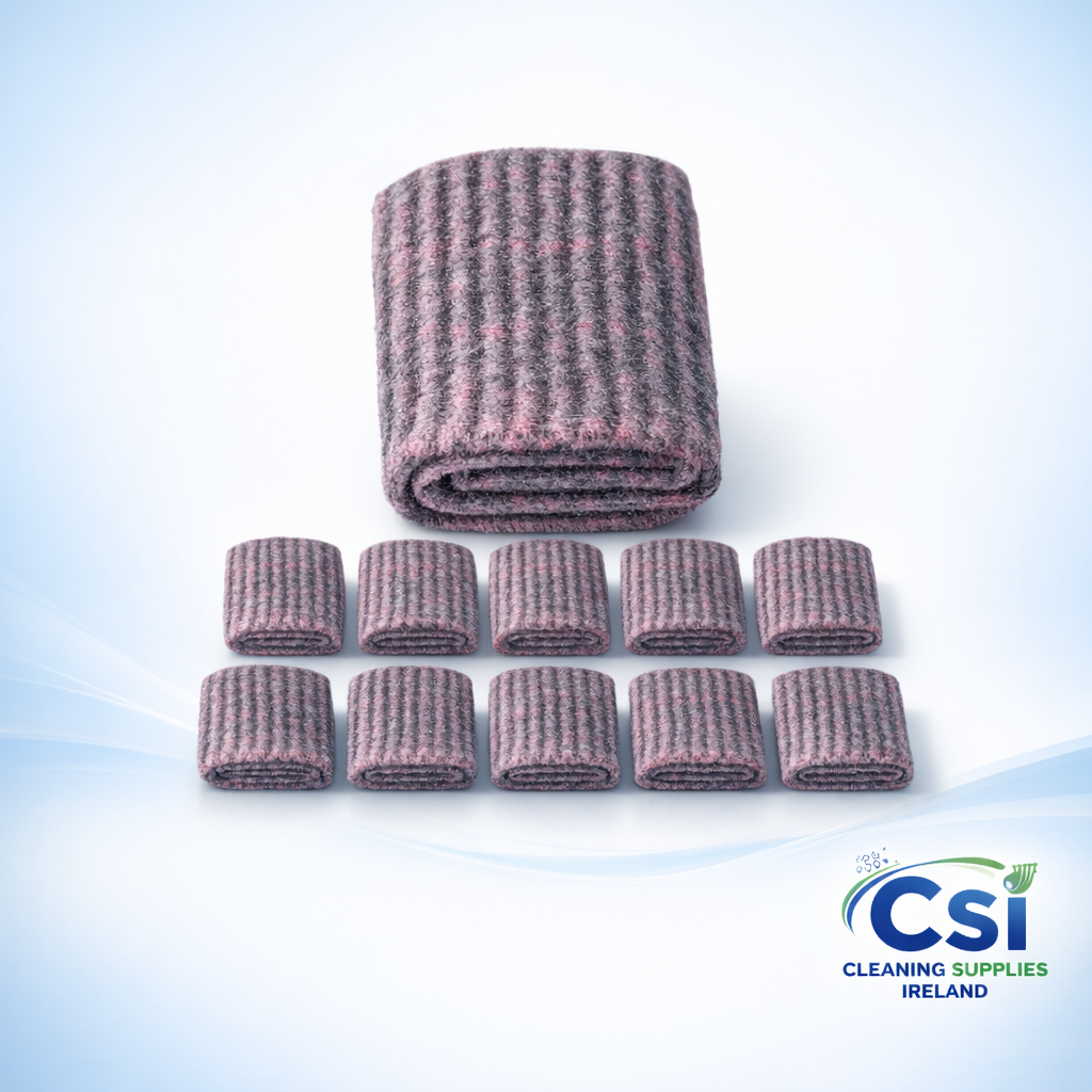 Large Soap Filled Steel Wool Cleaning Pads 10 Pack for Heavy Duty Scouring