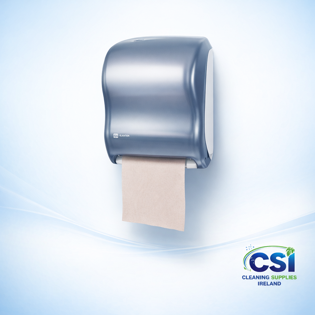 Leonardo 2-Ply Laminated White Hand Towel Roll Refills - Pack of 6