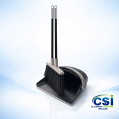 Heavy Duty Lobby Dustpan & Brush Set (Long Handled)