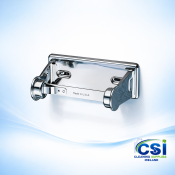 Lockable Toilet Roll Holder – Chrome Anti-Theft Dispenser (Single Roll)