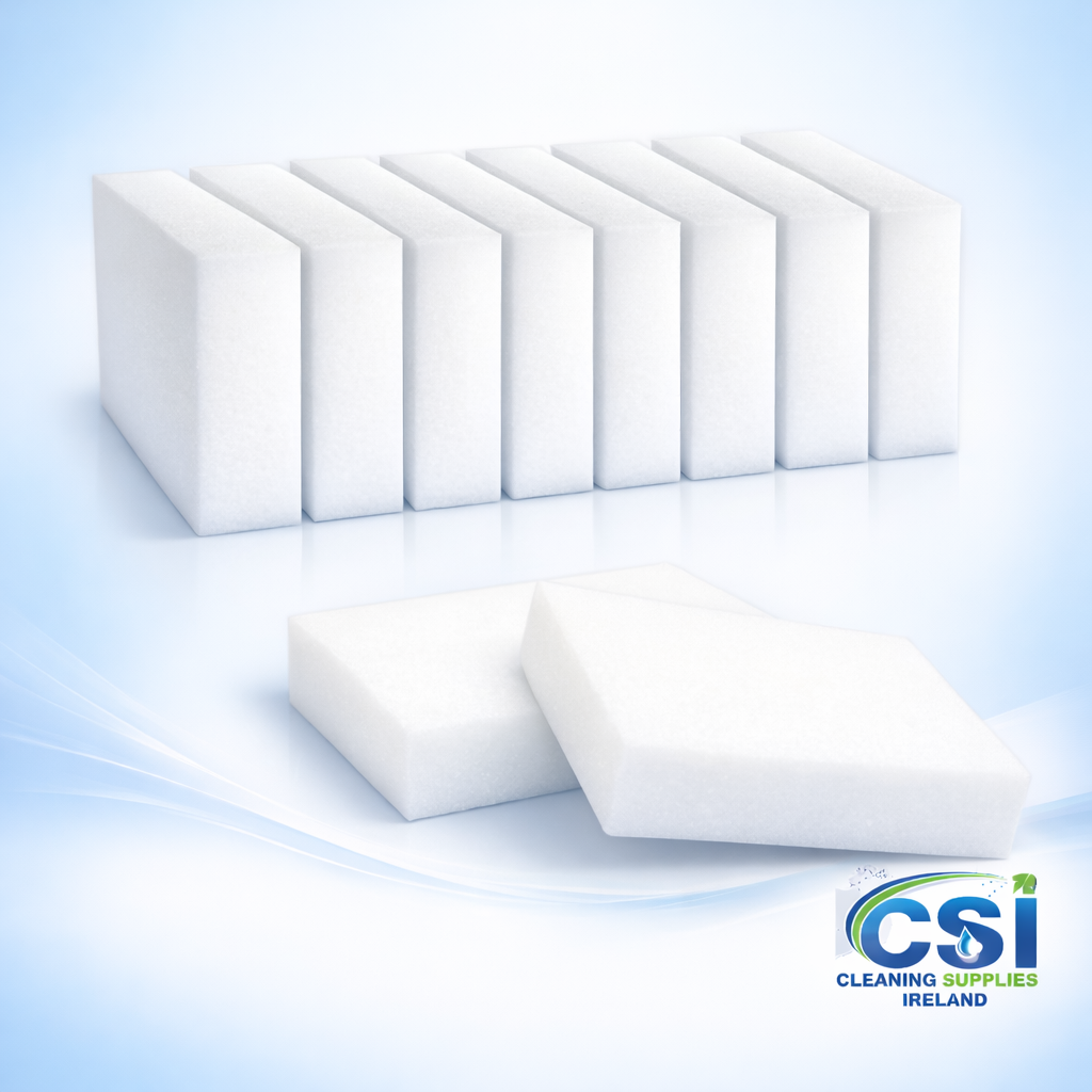 Magic Sponge Eraser 10 Pack for Whiteboard Cleaning and Stain Removal