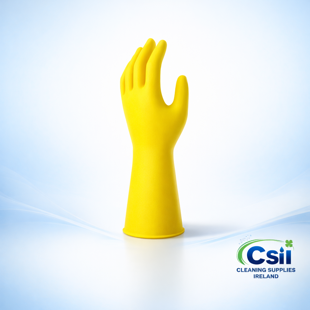 Marigold Extra Life Strong Rubber Gloves with Triple-Dipped Protection and Cotton Lining