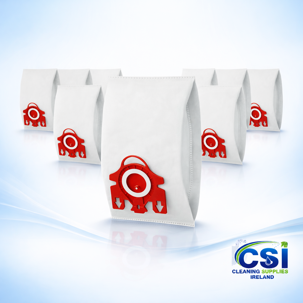 Miele FJM Compatible Microfibre Vacuum Bags and Filters 4 Pack with Hygienic Seal