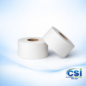 Mini Jumbo Toilet Roll 12 Pack 2-Ply Easy Flush Compostable Pure Tissue Ireland