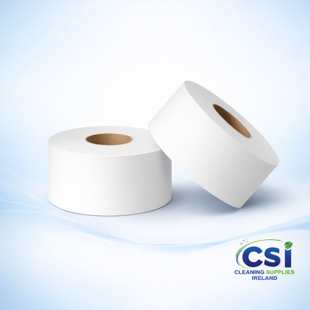 Mini Jumbo Toilet Rolls 12 Pack 2 Ply Soft Embossed Pure Tissue