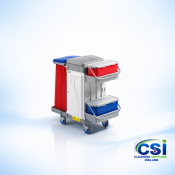 Mx200 Janitorial Flat Mop Cart with Microban Antimicrobial Protection Ireland