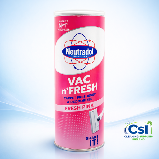 Neutradol Shake and Vac Carpet Freshener Powder 1050g Tin Odour Neutraliser Ireland