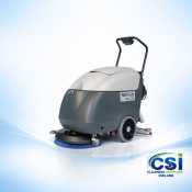 Nilfisk BA410 Battery Scrubber Drier – Complete Starter Kit (Pads + Detergent)