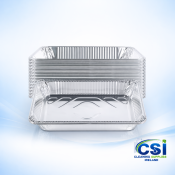 No 2 Aluminium Foil Food Containers Case of 1000 Takeaway Trays Ireland
