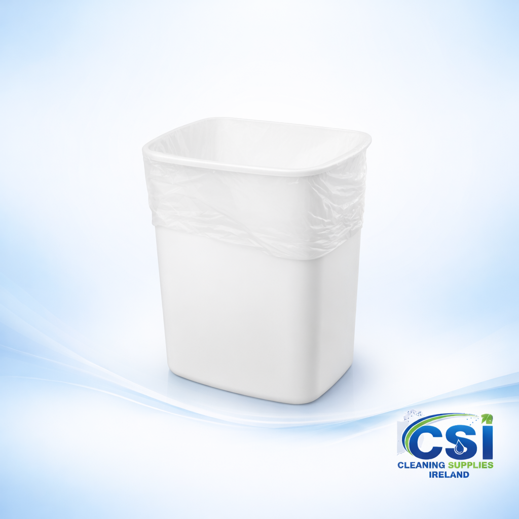 White Office Bin Liners Case of 500