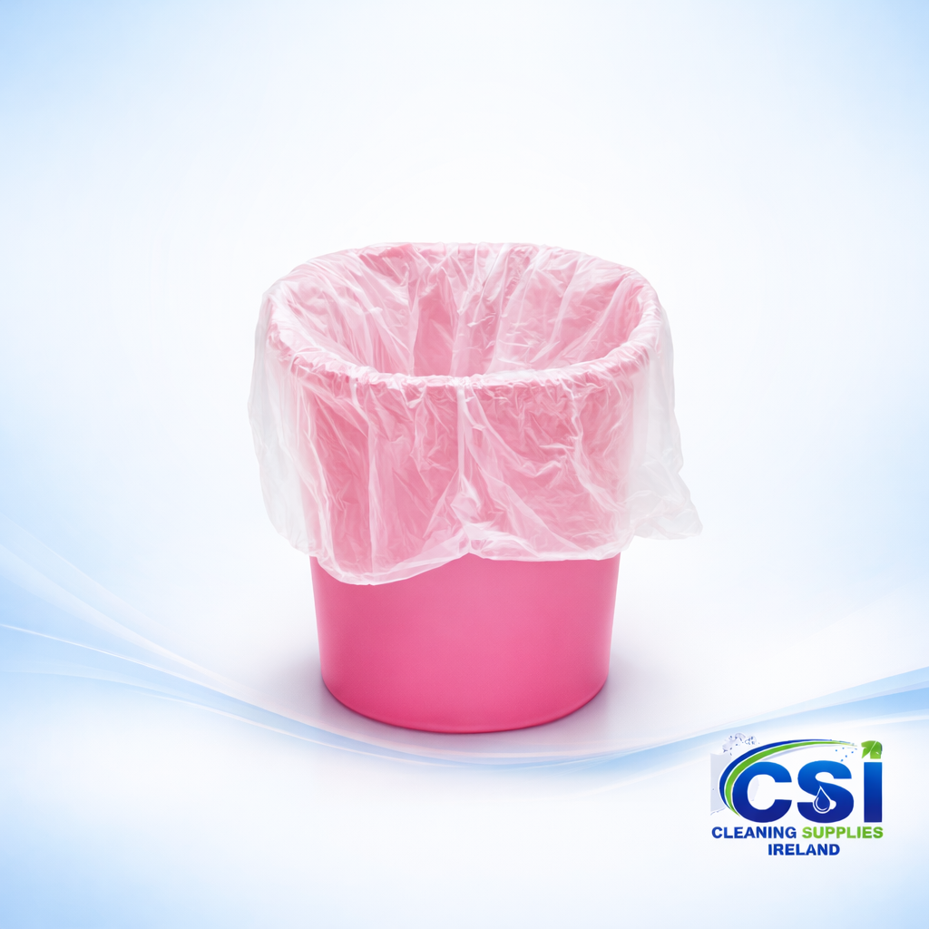 White Pedal Bin Liners Case of 1000