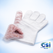 Disposable Poly Gloves - Medium (Pack of 500)
