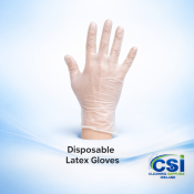 Powder Free Latex Gloves Box of 100