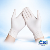 Powdered Latex Gloves Box of 100