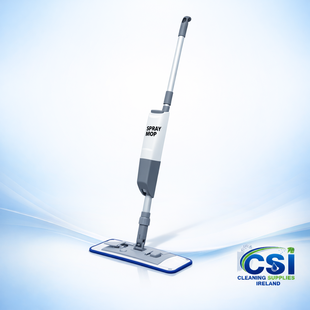 Pro Mist Spray Mop Complete Kit with Microfibre Pad and Ergonomic Spray Handle