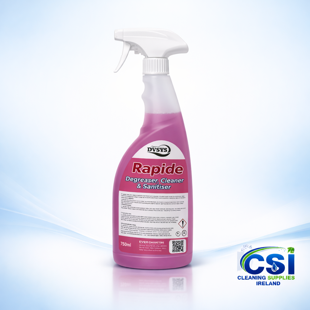 Rapide All Purpose Sanitiser Cleaner Concentrated 50 to 1 with 2 FREE Spray Bottles Ireland