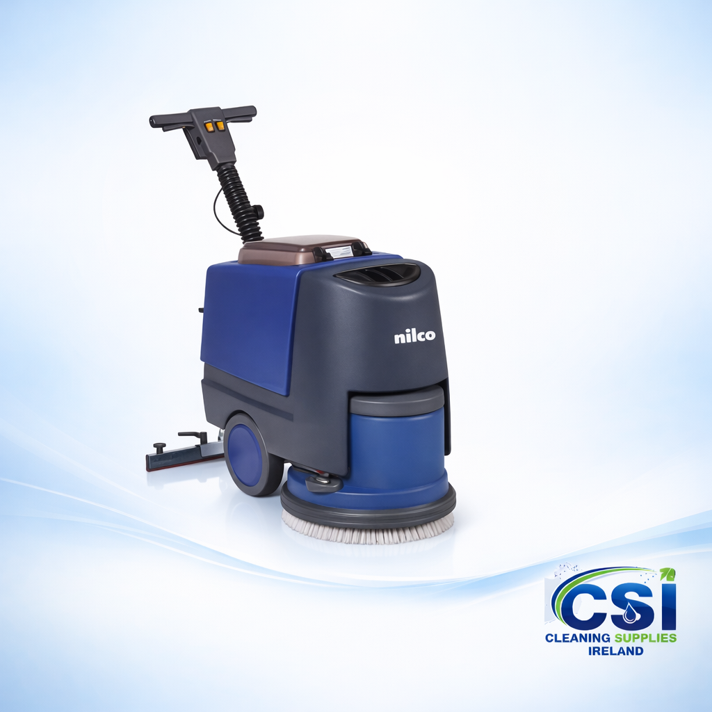 17" Electric Floor Scrubber – Refurbished with Warranty