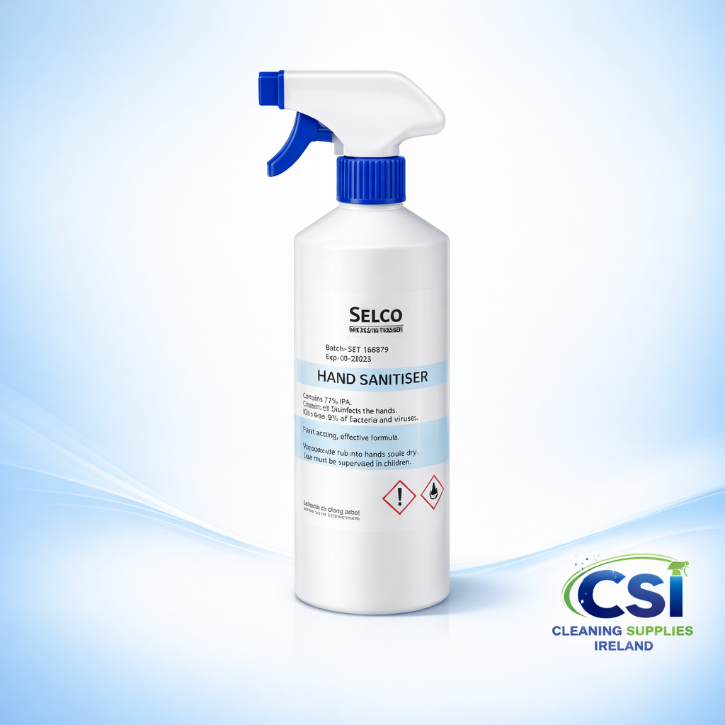 Safe Clean 70% Alcohol Sanitiser Spray 500ml for Hands and Surfaces