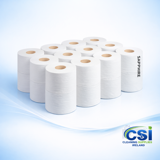 24 Pack Sat-Matic and Pendimatic Compatible System Toilet Rolls 100% Recycled