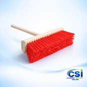 Stiff Yard Brush with Handle (Heavy Duty)