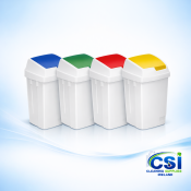 Large Flip Top Waste Bin 50 Litre – Office & School