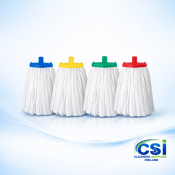 2x SYR Interchange Mop Heads – Fits SYR Handle (Red/Blue/Green/Yellow)