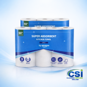 Talent Soft & Strong Kitchen Roll – 12 Roll Bulk Case