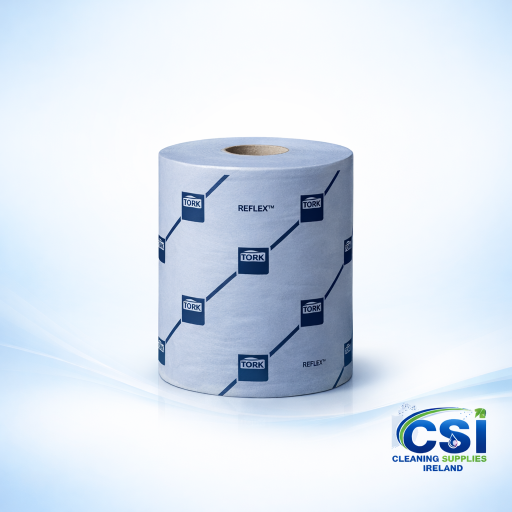 Tork M4 Reflex Blue Centrefeed 473263 2-Ply Wiping Paper 6 Rolls Case Ireland