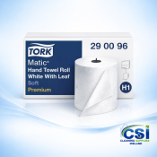 Tork Matic H1 Hand Towel Roll 2 Ply White 6 Rolls Case Ireland
